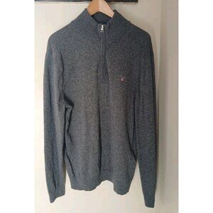 Gant Wool Blend 1/4 Zip Pullover Sweater